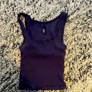 SKIMS Navy Cropped Tank / size M